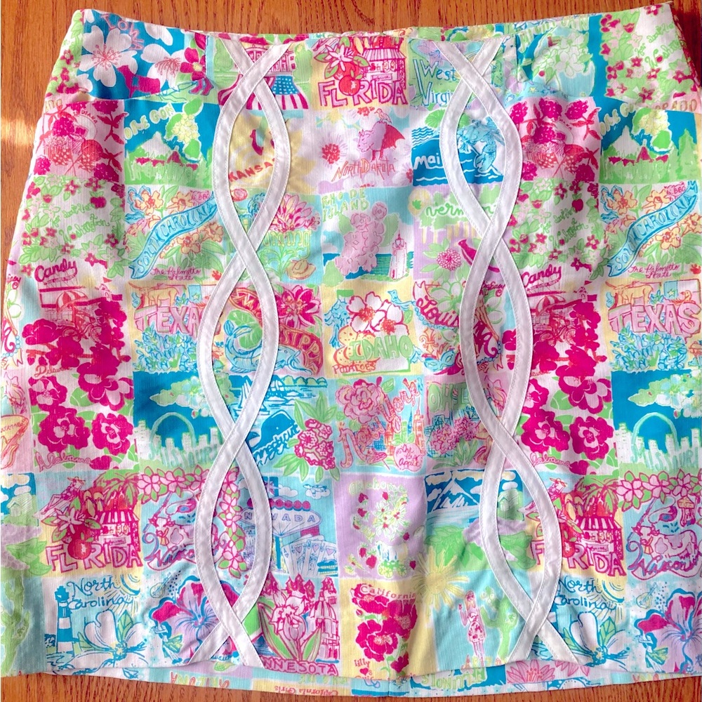 Lilly Pulitzer state of mind skirt size 14
